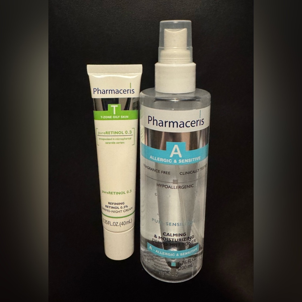 Pharmaceris Pure Retinol Night Cream + Puri-Sensilique Skincare Bundle - NEW